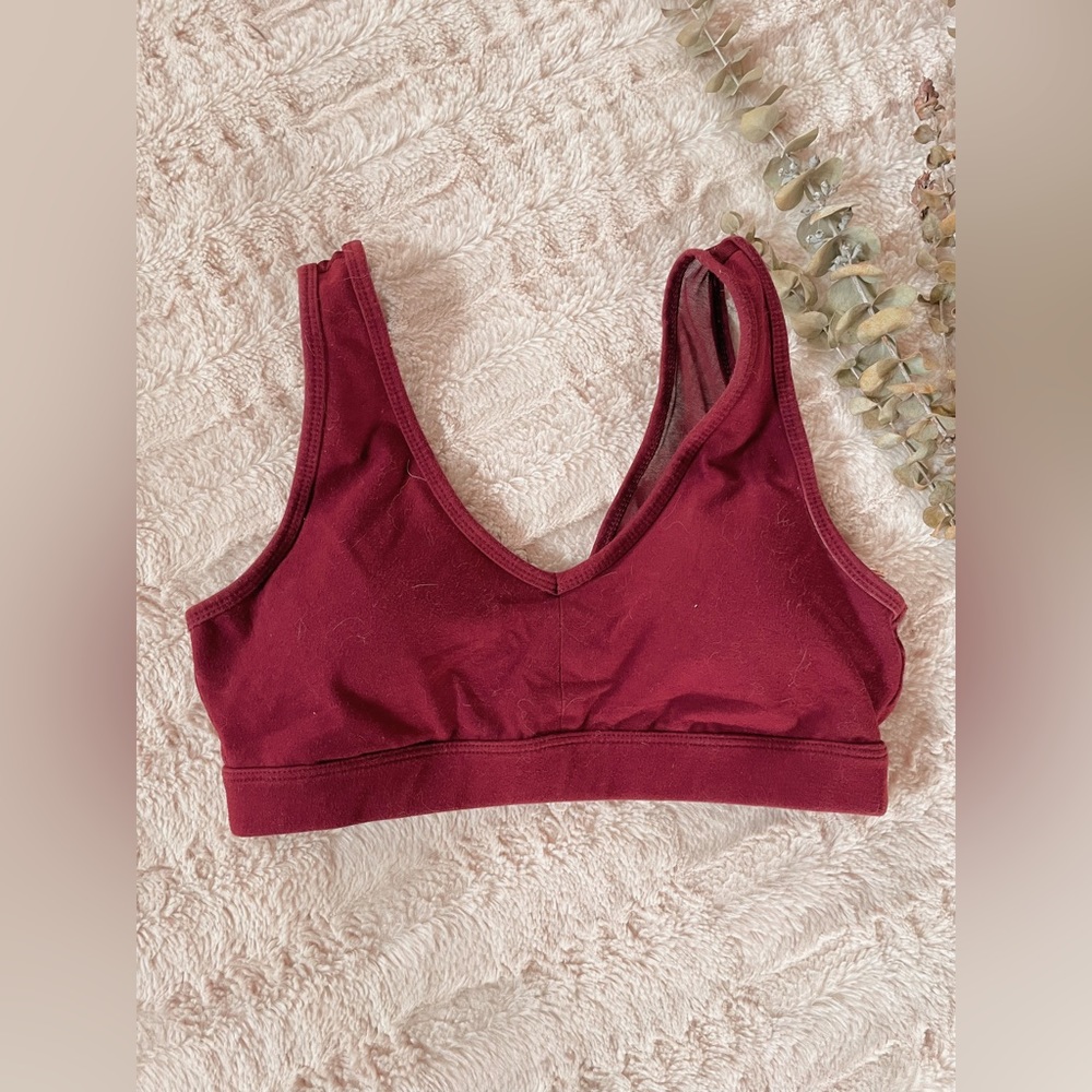 Old Navy Red Sports Bra Padded